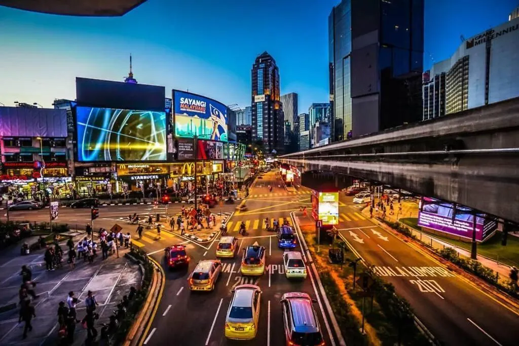 19 Suasana Bukit Ceylon 5 Minutes To Alor Street Klcc Bukit Bintang 12 Pax 3R2B Daire Kuala Lumpur Malezya